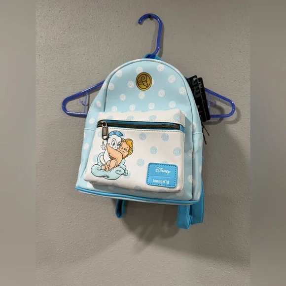 NWT Loungefly Disney Hercules Baby Hercules & Pegasus Mini Backpack - Picture 5 of 8